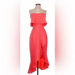 Xscape Vibrant Coral Dress